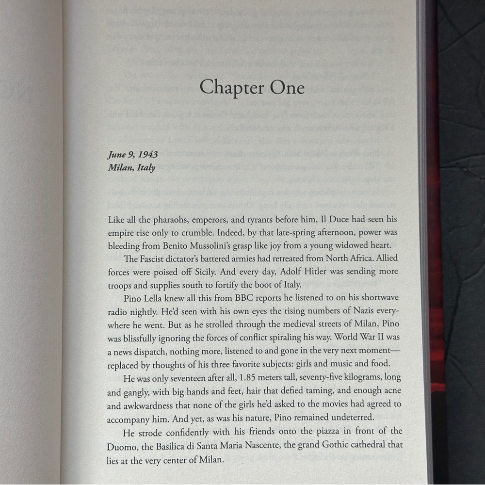 Beneath a Scarlet Sky by Mark Sullivan | Historical Fiction | Hardcover Book - Picture 8 of 8